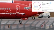 Den Instagram-Auftritt der norwegischen Fluggesellschaft Norwegian ziert am Sonntag das Logo des ...