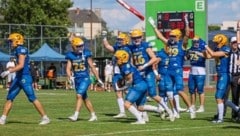 Geschafft! Die Grazer Giants stehen erstmals nach zehn Jahren wieder in der Austrian Bowl.
