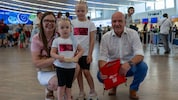 Zum Auftakt der Aktion verteilte AK-Präsident Wieser Goodies an Familien und hatte ein offenes ...