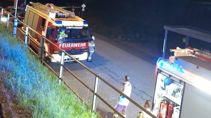 Nächtlicher Einsatz der Feuerwehr Köstendorf