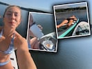 Mikaela Shiffrin und Aleksander Aamodt Kilde genießen den Sommer am Wasser.