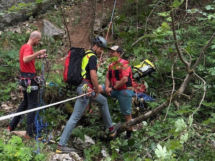 Bergretter im Einsatz