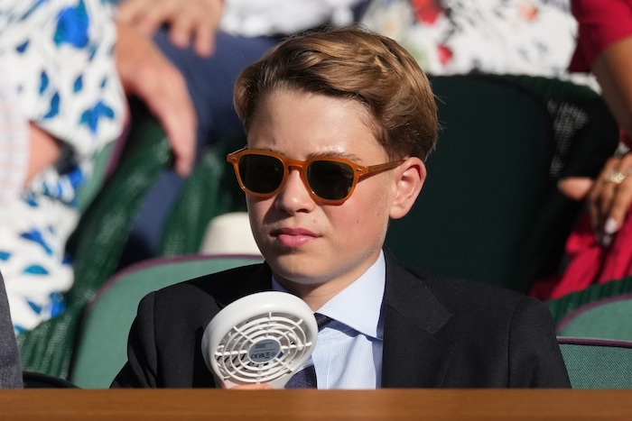 Bei der Sommerhitze in Wimbledon half nur ein Miniventilator.