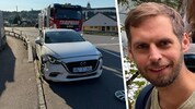 Das Auto wurde bei dem Unfall schwer beschädigt – Papa Dimitri bedankt sich jetzt bei allen ...