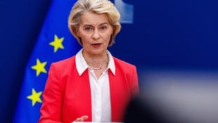 „Wir brauchen altersgerechte Beschränkungen auf den Plattformen“, forderte von der Leyen am ...
