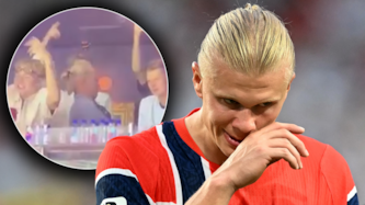 Erling Haaland packte seine Dancemoves aus.