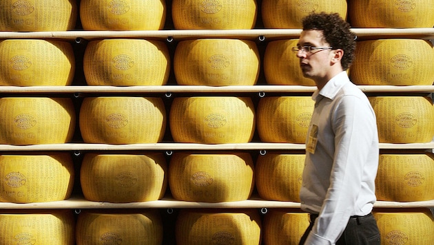 Italiens Exportschlager Parmesan: Die Hitze setzt den Produzenten allerdings zu.