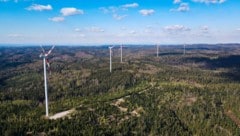 Im Kobernaußerwald drehen sich bereits sechs Windräder, neun weiter sind geplant.