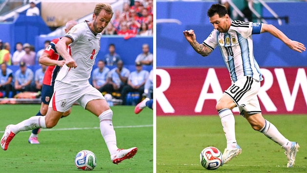 England mit Harry Kane oder Argentinien mit Lionel Messi – welches Team zieht ins Finale der ...