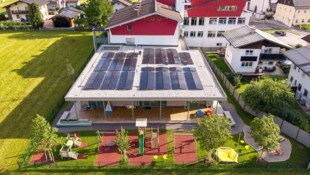 Der Kindergarten in St. Martin am Tennengebirge mit modernem Zubau