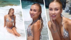 Anastasia Potapova genießt den Sommer.