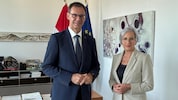 Justizministerin Anna Sporrer und Landeschef Markus Wallner haben sich auch zu strittigen Themen ...