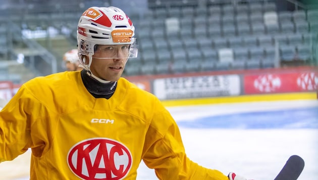 KAC-Kapitän Thomas Hundertpfund arbeitet an seinem Comeback