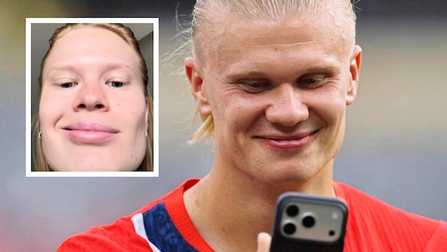 Verblüffende Ähnlichkeit: Dieses russische Model geht als Erling-Haaland-Double viral.