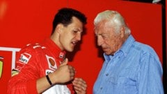 Von links: Michael Schumacher und Gianni Agnelli (Archivbild)