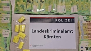 Drogen und Bargeld wurden bei einer Hausdurchsuchung bei dem Verdächtigen Oberkärntner ...