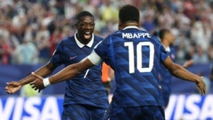 Dembele und Mbappe erzielten bisher 13 der 16 französischen Tore bei dieser WM.