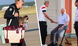 Erling Haaland landete mit einem Waschbär im Handgepäck und wurde danach von König Harald V. ...