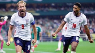 Harry Kane und Jude Bellingham (re.): zwei Hauptgründe für Englands Kaderwert von 1,36 ...