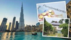 Die Leiche war mehr als zehn Jahre in diesem Haus (re.) eingemauert, die hohe Pension floss ...