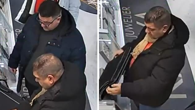 Diese beiden Männer werden von der Wiener Polizei gesucht.