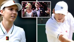 Genau am Tag des Herren-Finales in Wimbledon hat sich das Traumpaar das Ja-Wort gegeben. 