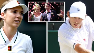 Genau am Tag des Herren-Finales in Wimbledon hat sich das Traumpaar das Ja-Wort gegeben. 