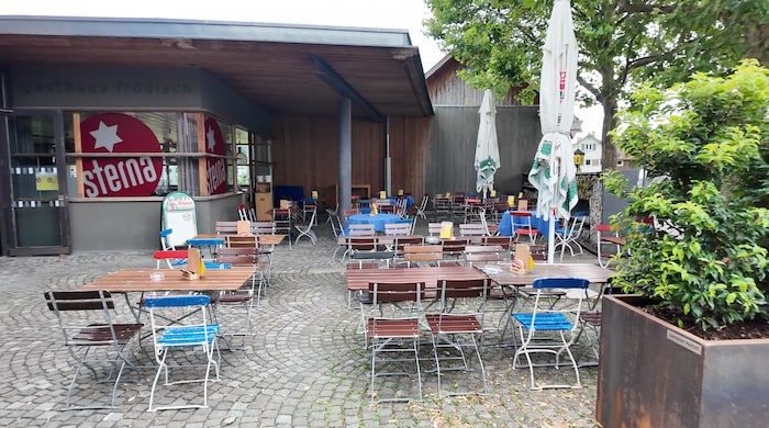 Gemütlich: der „Sterna“-Gastgarten.
