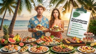 Krone KREATIV/stock.adobe.com Das Wohlfühlgewicht halten, trotz überladener Buffets? Krone+ hat die besten Tipps für Sie.