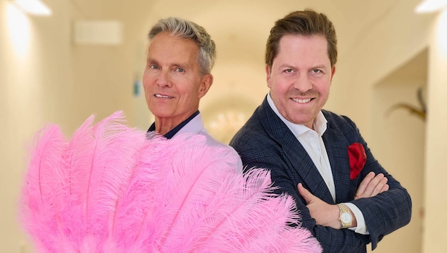 Die Show beginnt: Daniel Serafin (li.) & Alfons Haider (re.) vor ihren Premieren