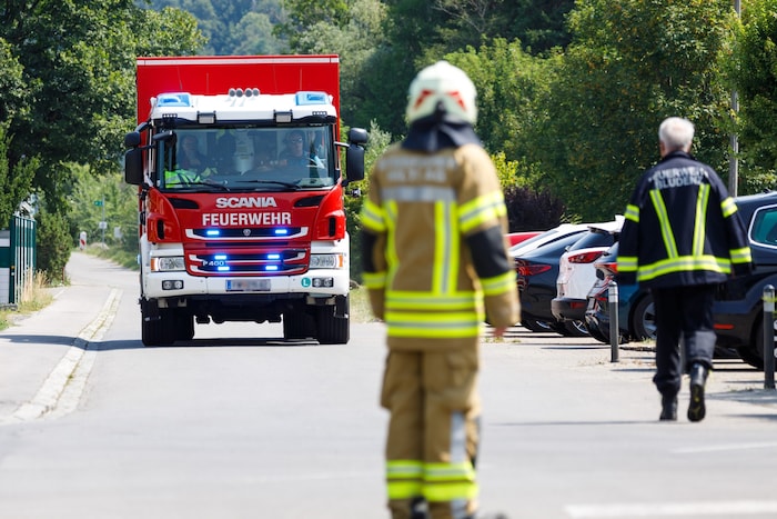 Blaulichteinsatz bei Hilti Thüringen.
