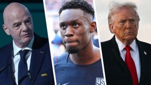 Gianni Infantino (links) und Donald Trump (rechts) zählen zu den Hauptakteuren in der Causa ...