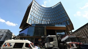In dem Gebäude in Brüssels Innenstadt fanden zuvor Renovierungsarbeiten statt. 