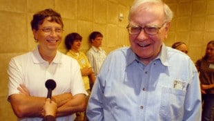 Die beiden Milliardäre, Gates und Buffett, verband die Philanthropie. (Archivbild)