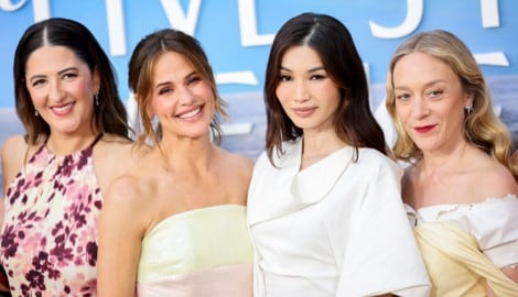V. l.: D’Arcy Carden, Jennifer Garner, Gemma Chan und Chloë Sevigny bei der Premiere 