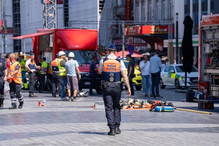 Das Feuer löste einen Großeinsatz aus