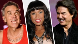 Robbie Williams, Jennifer Hudson und Tom Cruise
