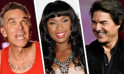 Robbie Williams, Jennifer Hudson und Tom Cruise