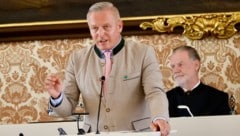 FPÖ-Landeshauptmann Mario Kunasek im steirischen Landtag. 