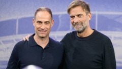 Red-Bull-Boss Oliver Mintzlaff und Jürgen Klopp