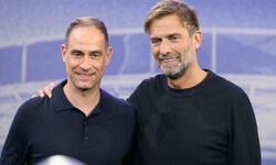 Red-Bull-Boss Oliver Mintzlaff und Jürgen Klopp