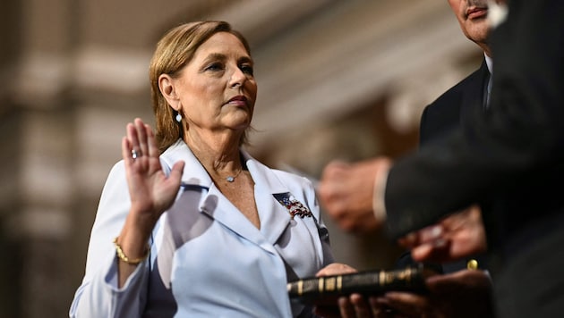Darline Graham Nordone bei ihrer Vereidigung in Washington