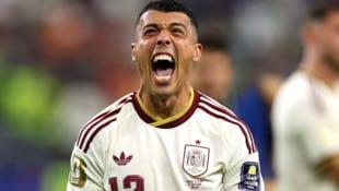Pedro Porro erzielte das 13. Tor der Spanier bei der WM. 