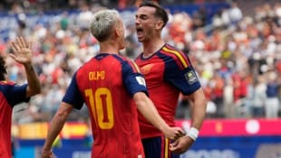 Beeindruckender Rekord von Spanien-Kicker Fabian Ruiz (rechts). 