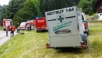 Der Großeinsatz in Vorarlberg forderte auch die Rettungskräfte.