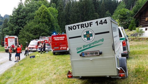 The large-scale operation in Vorarlberg also placed a heavy demand on emergency responders.