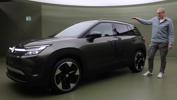 Der VW ID. Cross ist 1,58 Meter hoch.