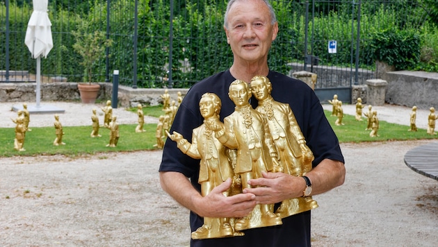 Künstler Ottmar Hörl rechnet fest damit, dass noch weitere Skulpturen abhanden kommen.