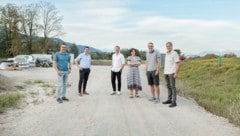 Benno Kofler (IT), Bürgermeister Patrick Wiedl, Wirtschaftsgemeinderat Simon Ender, ...