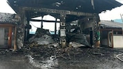 Das Rüsthaus der FF Lieserhofen wurde vollkommen von den Flammen zerstört.